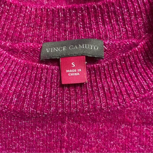 Vince Camuto Pink Soft Mock Neck Pullover Sweater - Picture 5 of 6